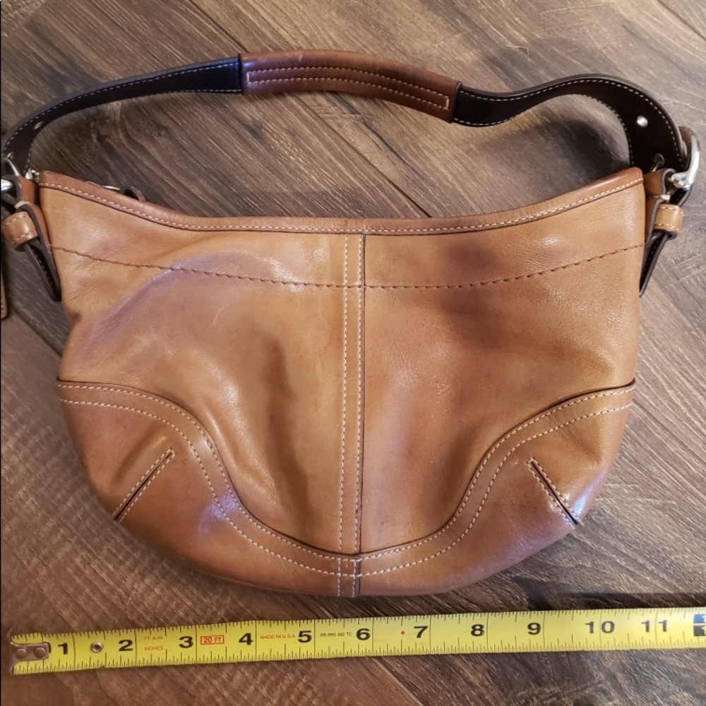 Coach small leather hobo
